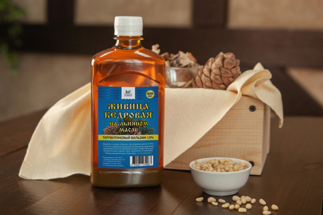Анализ продукта Живица кедровая на льняном масле (Терпентиновый бальзам) 10% 500 мл