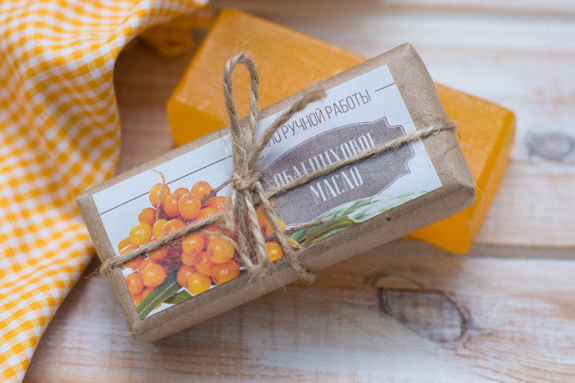 Анализ продукта Мыло ручной работы на основе облепихового масла