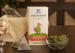 «Солнечный день», травяной чай в пирамидках