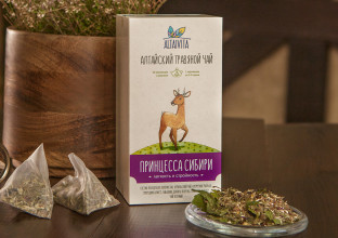 «Принцесса Сибири», травяной чай в пирамидках