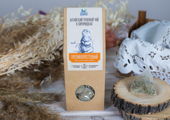 Анализ продукта Травяной чай «Противопростудный (при воспалении горла)» в пирамидках
