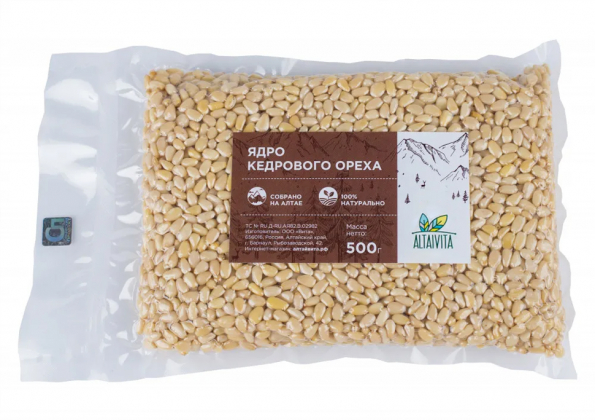 Анализ продукта Кедровый орех 500 гр.