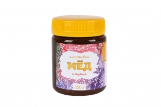 Мёд алтайский с мумие, 350 грамм, 1 штука