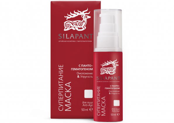 Анализ продукта Маска для лица с пантогематогеном «Суперпитание и подтягивание», 50 мл Silapant
