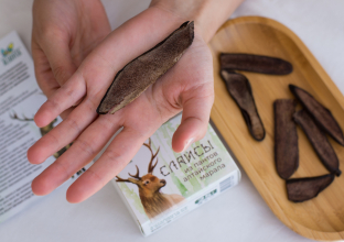 Слайсы из пантов алтайского марала (первый сорт), 25 г