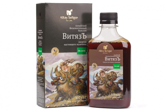 Анализ продукта Бальзам «ВитязЪ» энергия настоящего мужчины 250 мл, Алтай-Селигор