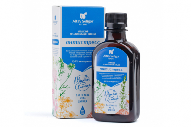 Анализ продукта Бальзам «Антистресс» 200 мл, Алтай-Селигор