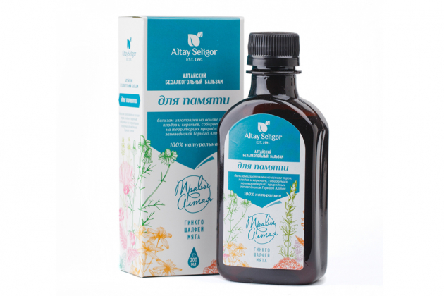 Анализ продукта Бальзам «Для памяти» 200 мл, Алтай-Селигор