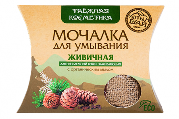 Анализ продукта Мочалка для умывания «Живичная», 60 г ТМ Алтын Бай
