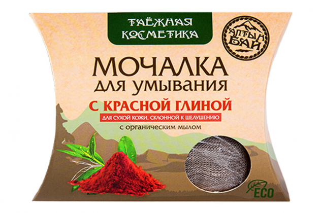 Анализ продукта Мочалка для умывания «С красной глиной», 60 г ТМ Алтын Бай