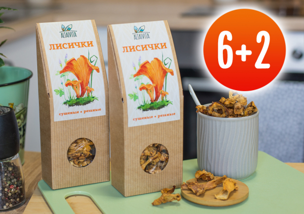 Анализ продукта Лисички, грибы сушеные, 40 г