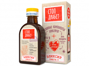 Эликсир «Стоп диабет», 200 мл ТМ Компас Здоровья