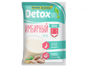Кисель Detox bio Slim имбирный 25 г ТМ Компас Здоровья