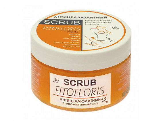 Анализ продукта Гель-скраб «Фитофлорис» антицеллюлитный, 250 мл ТМ Алфит Плюс