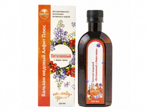 Бальзам медовый «Витаминный с Иван-чаем», 250 мл ТМ Алфит Плюс
