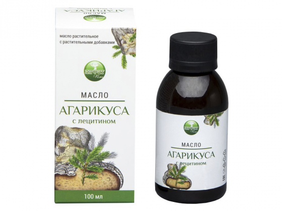 Анализ продукта Масло агарикуса с лецитином, 100 мл ТМ Алфит Плюс