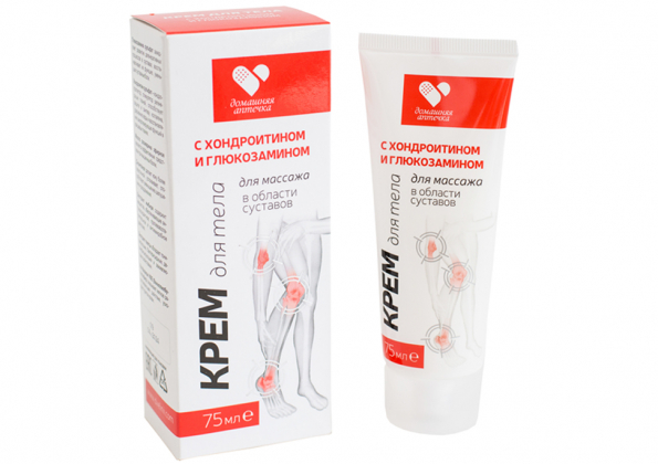 Анализ продукта Крем для тела с хондроитином и глюкозамином, 75 мл ТМ Домашняя аптечка