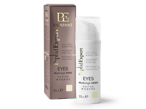 Анализ продукта Жидкие патчи для кожи вокруг глаз с пептидами, 30 мл ТМ Silapant