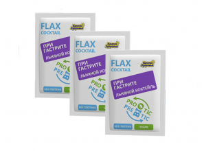 Коктейль льняной при гастрите, 10 г ТМ Компас Здоровья Набор из 3 штук