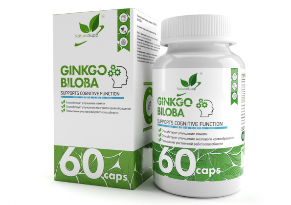 Анализ продукта Гинкго билоба экстракт, 60 капсул ТМ NaturalSupp