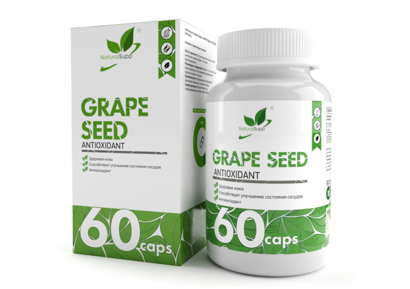 Анализ продукта Виноградных косточек экстракт, 60 капсул ТМ NaturalSupp