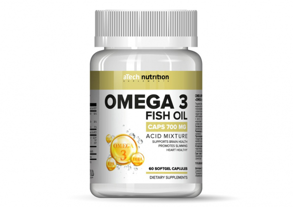 Анализ продукта Омега-3, 700 мг, 60 капсул ТМ aTech