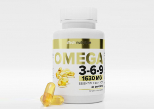 Омега 3-6-9, капсула 1630 мг, 60 капсул, aTech