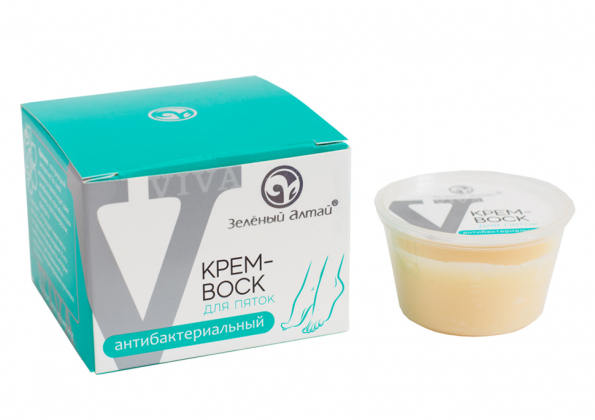 Анализ продукта Крем-воск для пяток с антибактериальным эффектом, 20 гр ТМ Зеленый Алтай