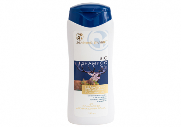 Анализ продукта Биошампунь и кондиционер Пантовый 2 в 1, 250 мл ТМ Зеленый Алтай