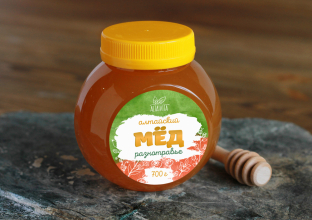 Мед алтайский Разнотравье (сбор 2022 года)