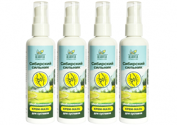 Анализ продукта Крем-мазь для суставов Сибирский сильник, набор 4 шт