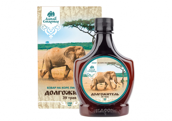 Анализ продукта Взвар на коре лиственницы Долгожитель 250 мл, Алтай-Старовер
