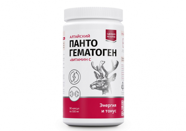 Анализ продукта Пантогематоген алтайский, 90 капсул ТМ Алтаведъ