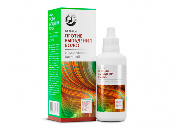 Анализ продукта Бальзам с никотиновой кислотой против выпадения волос, 50 мл ТМ Алтаведъ