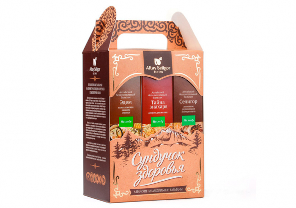 Анализ продукта Подарочный набор Сундучок здоровья, 750 мл Алтай-Селигор