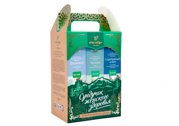 Анализ продукта Подарочный набор Сундучок женского здоровья, 750 мл Алтай-Селигор
