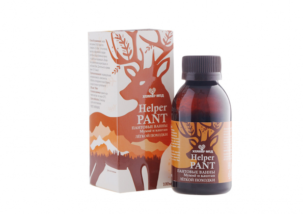 Анализ продукта Пантовые ванны HelperPANT Легкой походки (с мумие и каштаном), 100мл, Хелпер мед