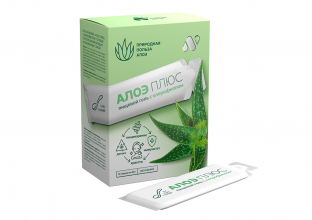 Гель пищевой с хлорофиллом Алоэ Плюс, 14 стиков, ТМ Алтайский Нектар