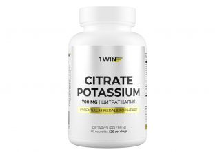 Калий цитрат, 60 капсул, 1WIN