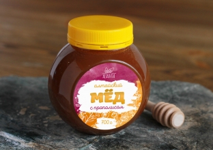 Мёд алтайский с прополисом (сбор 2025 года)