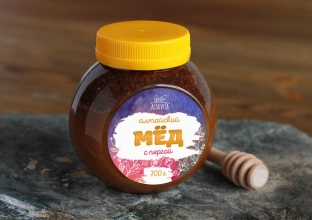 Мёд алтайский с пергой (сбор 2025 года)