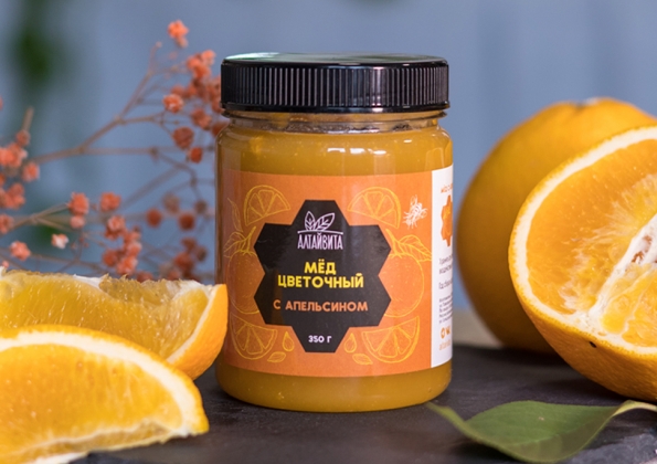 Анализ продукта Цветочный мед с апельсином, 350 г