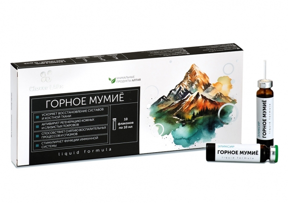 Анализ продукта Эликсир Горное мумиё, Clover Labs